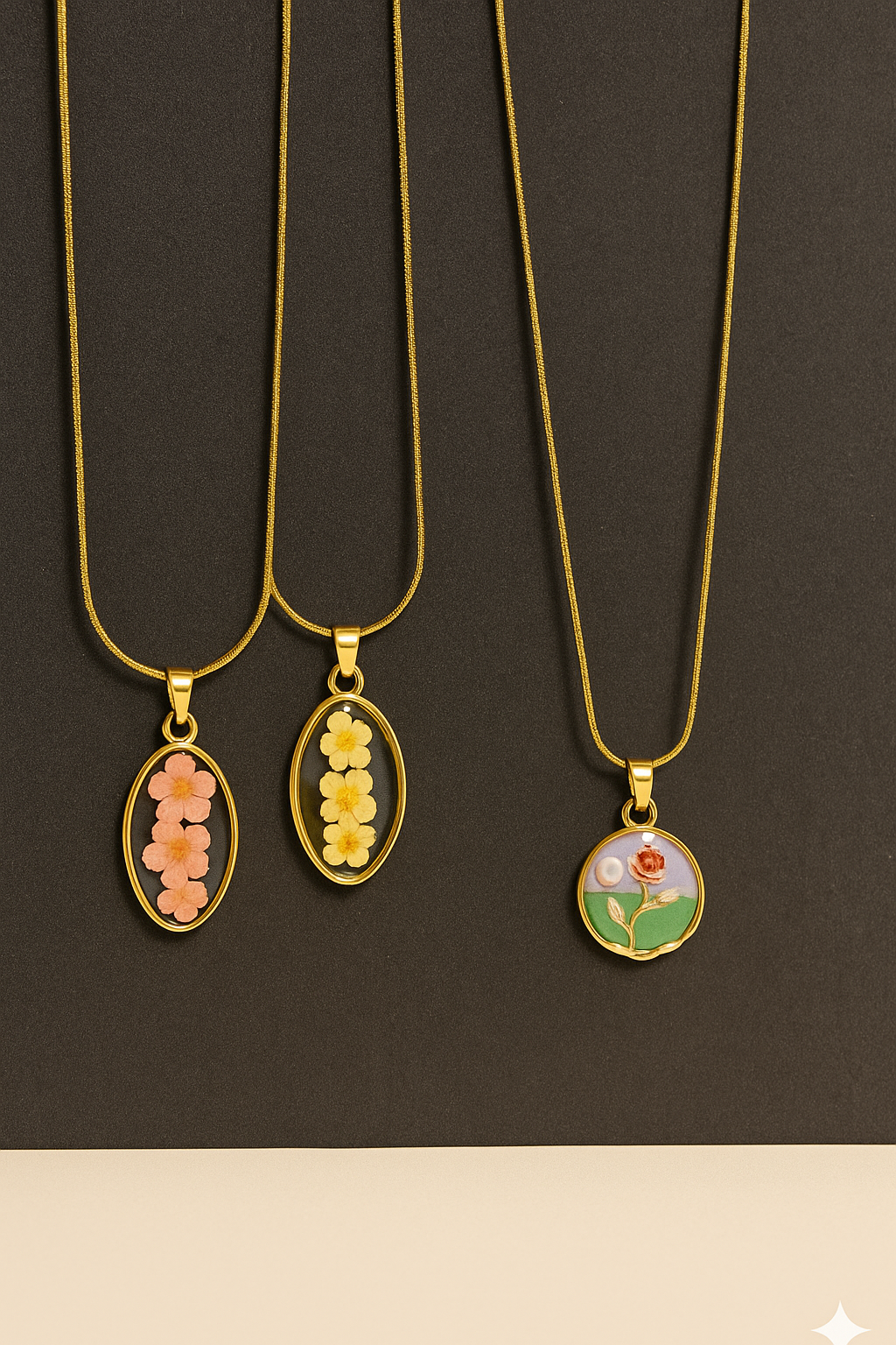 Handmade Rose Neckchain