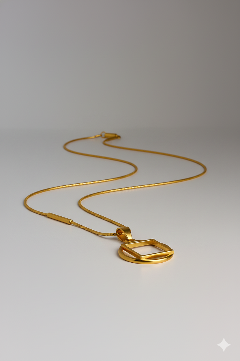 Mens Vitruvian Man Chain