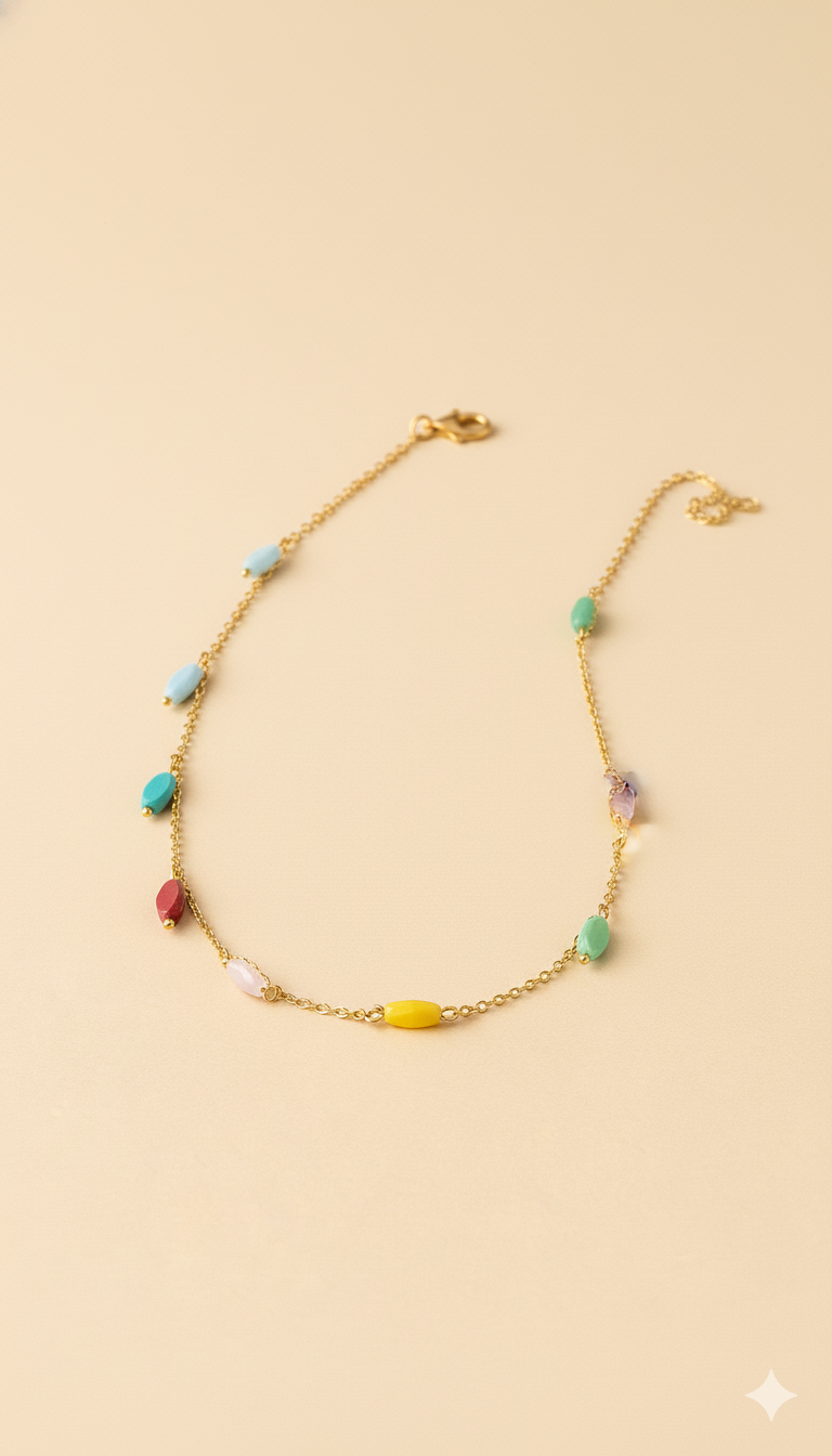 Women's Confetti Link Chain