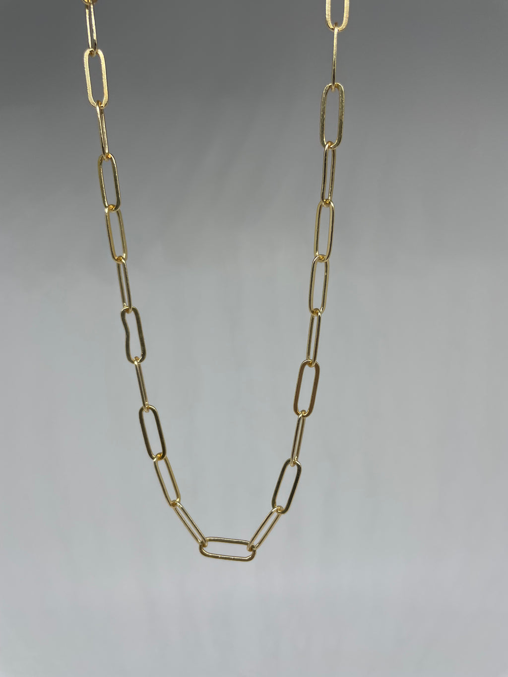 Luxe Link Paper Clip Necklace