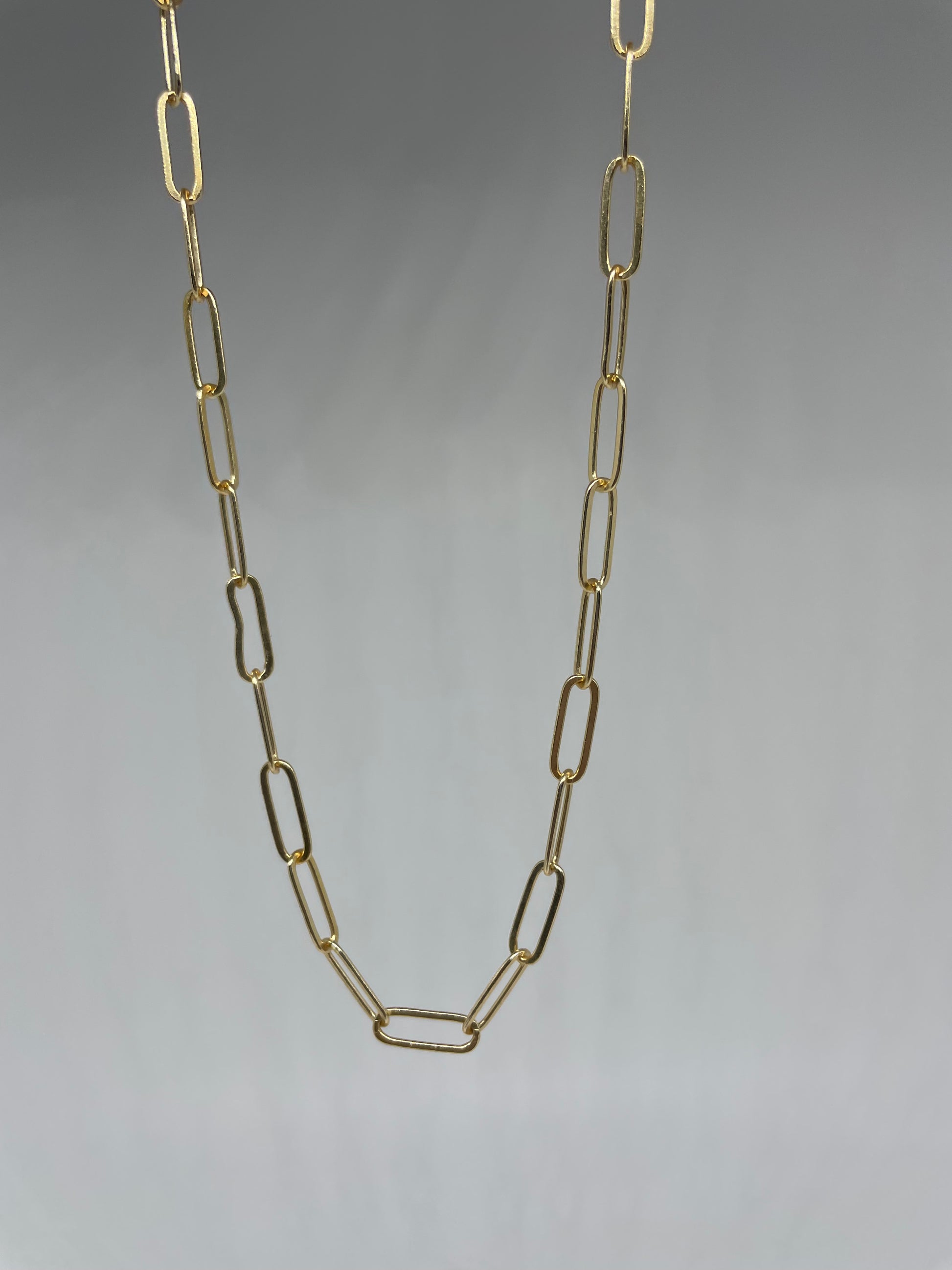 Luxe Link Paper Clip Necklace