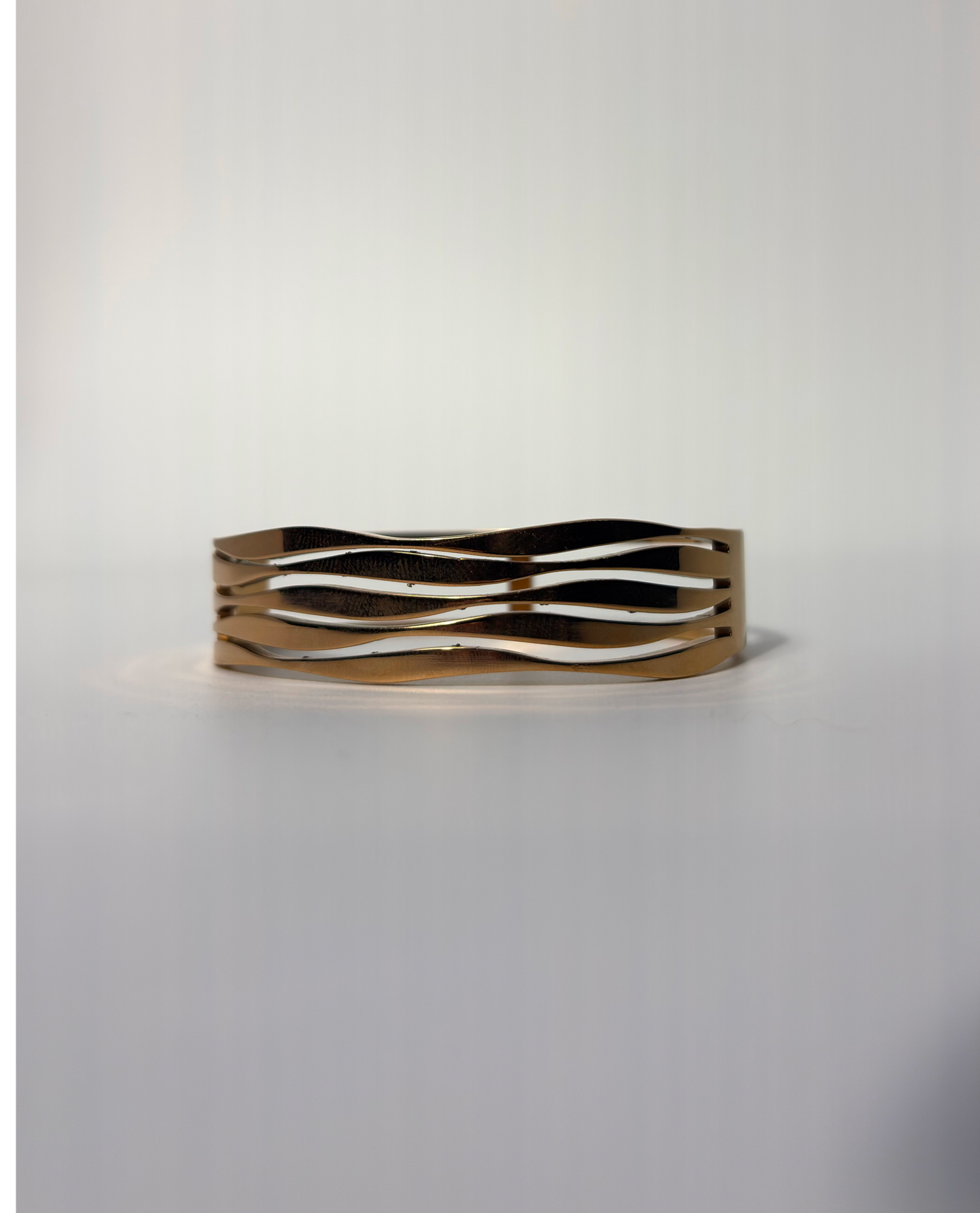 Womens Wave Cuff Bracelet